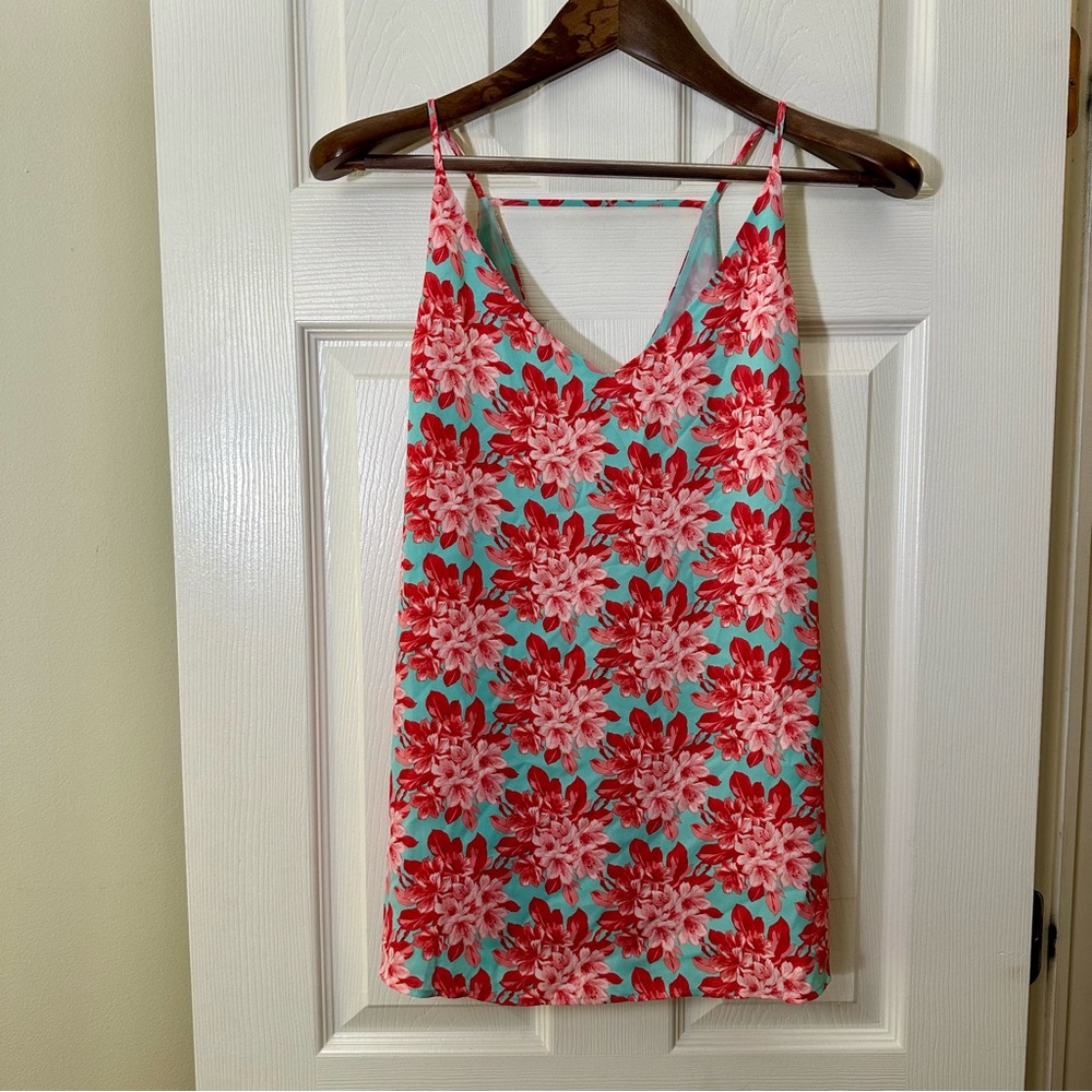 Loft Women’s Pull Over Tank Mint Green & Pink